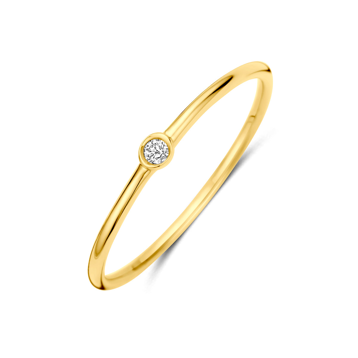 Fantasy Collection Ring diamant 14K geelgoud 0.022ct h si