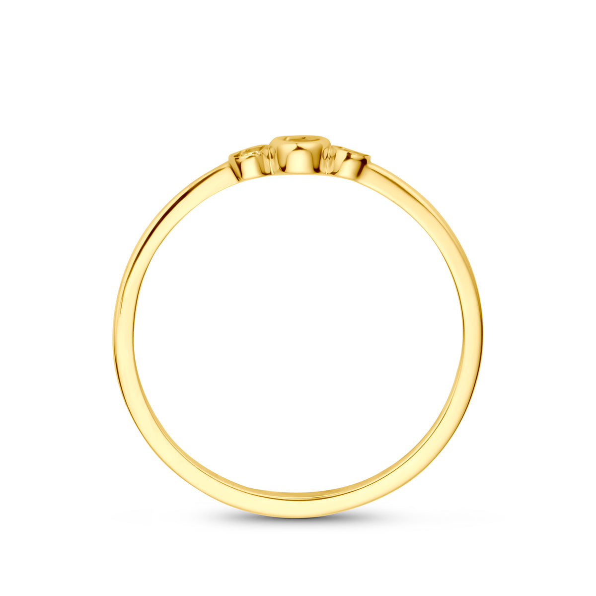 Fantasy Collection Ring diamant 14K geelgoud 0.06ct h si - afbeelding 3