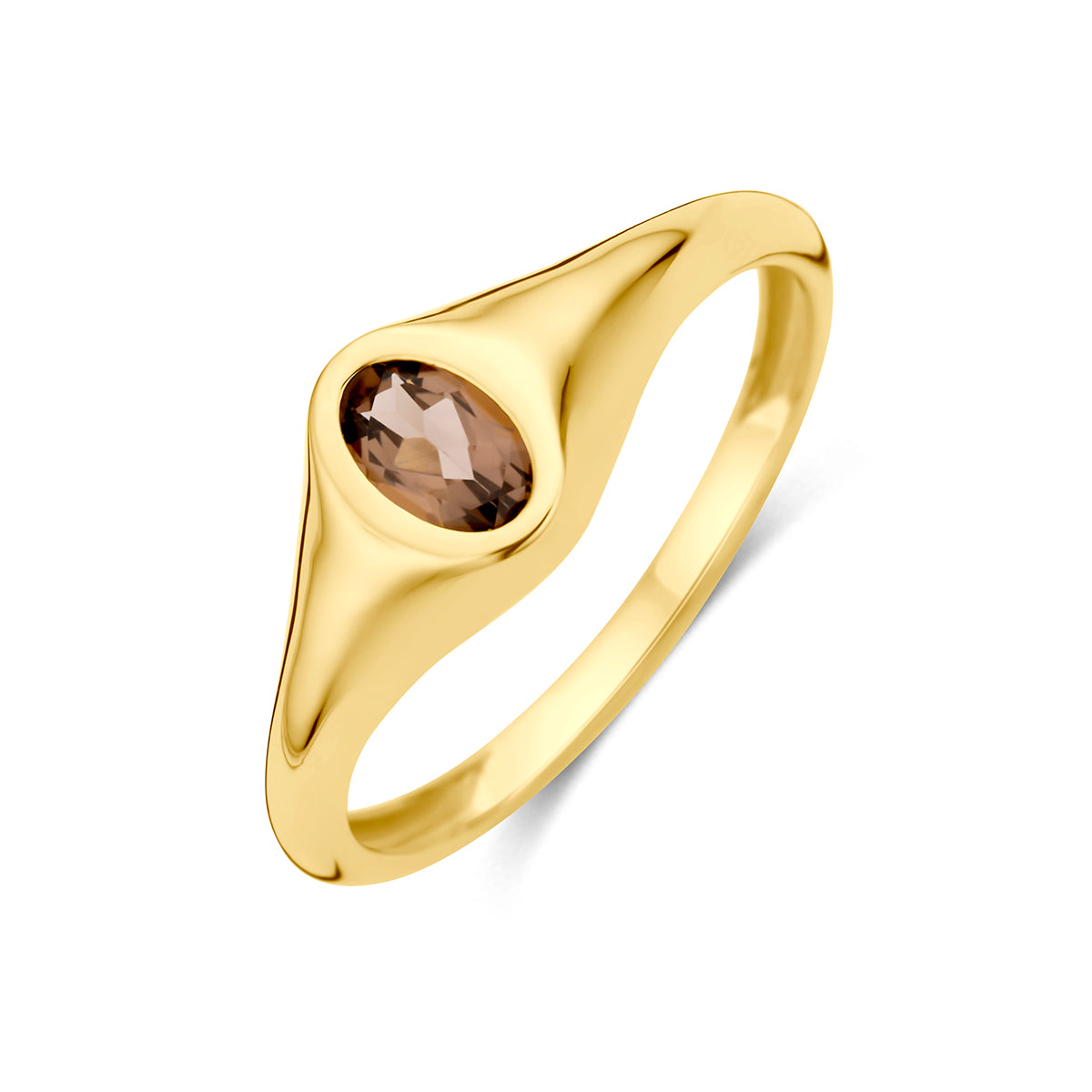 Fantasy Collection Ring rookkwarts 14K geelgoud