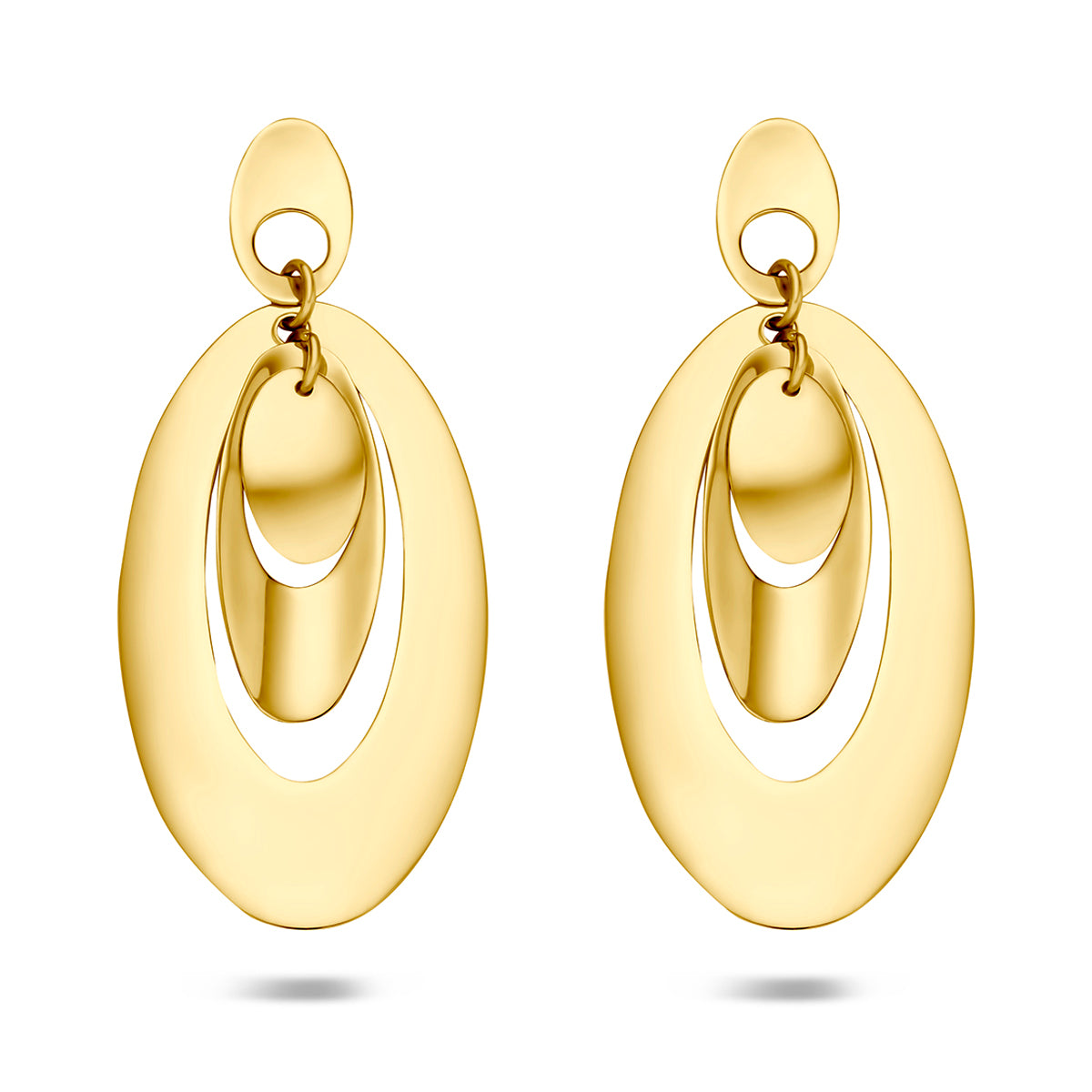 Fantasy Collection Oorhangers 14K geelgoud 34 mm