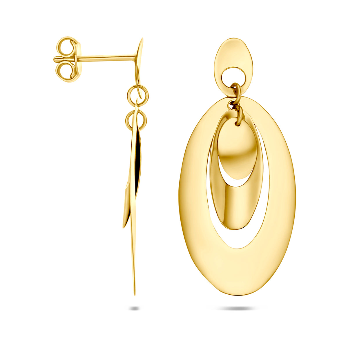 Fantasy Collection Oorhangers 14K geelgoud 34 mm - afbeelding 3