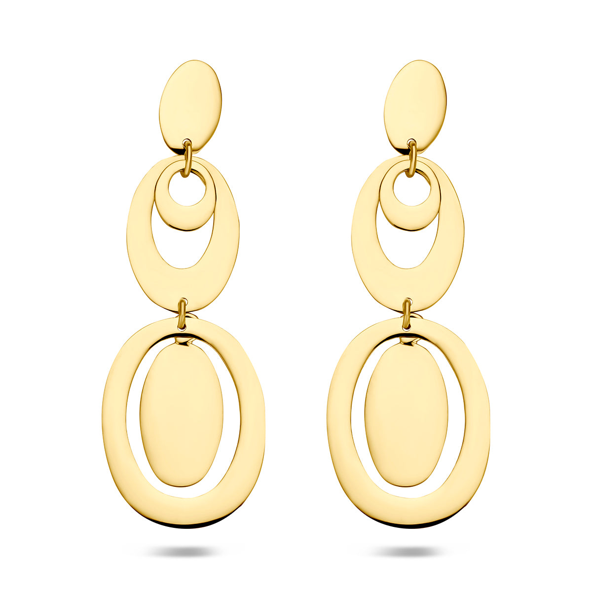 Fantasy Collection Oorhangers 14K geelgoud 38 mm