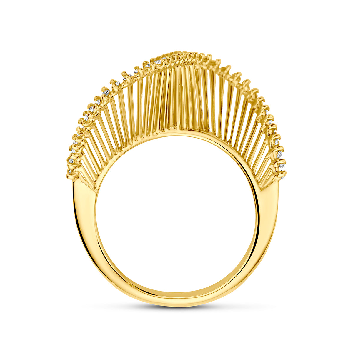 Fantasy Collection Ring diamant 14K geelgoud 0.25ct g vs - afbeelding 3