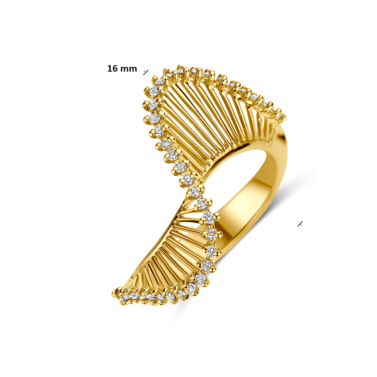 Fantasy Collection Ring diamant 14K geelgoud 0.25ct g vs - afbeelding 5