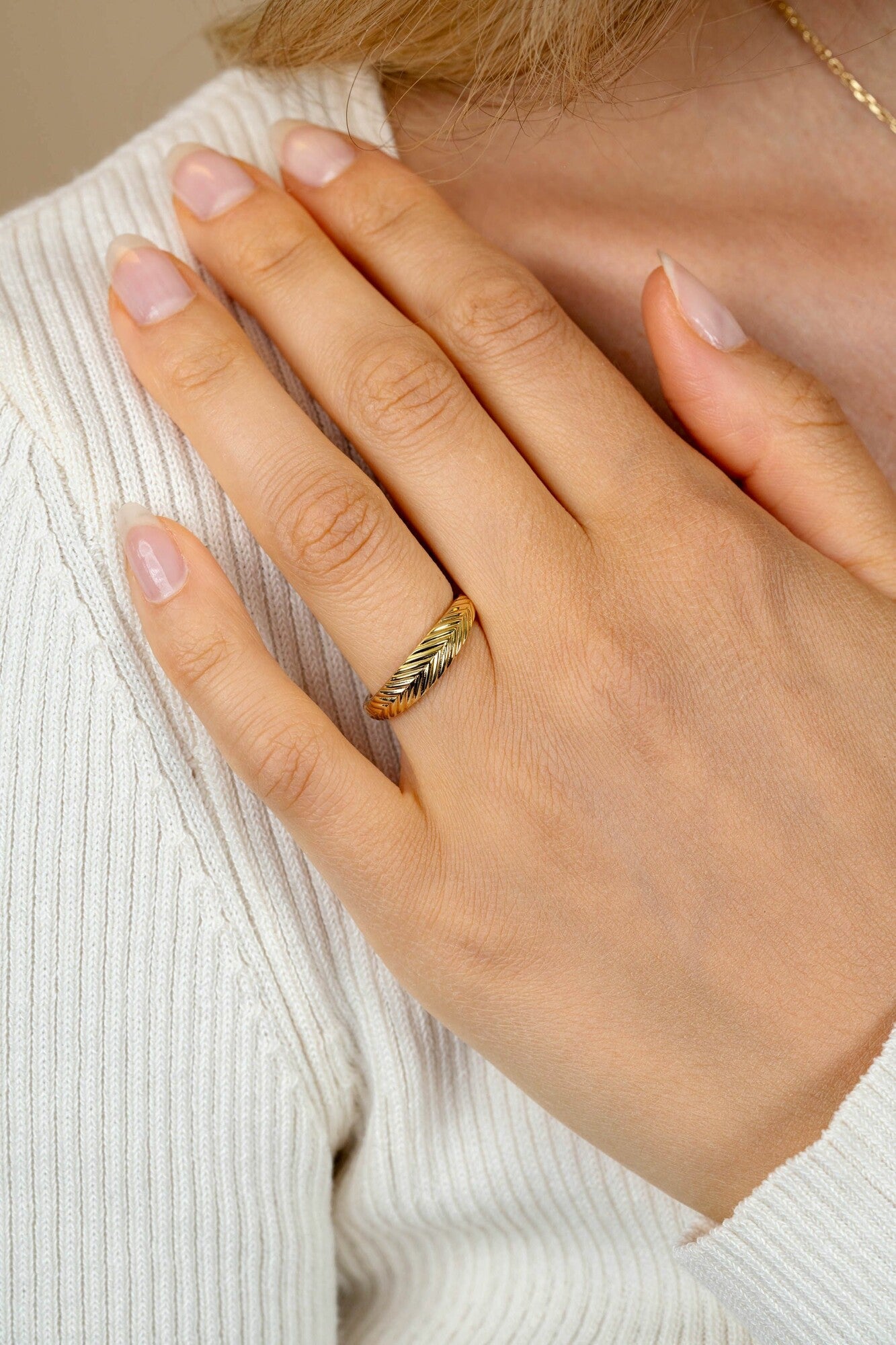 ZINZI Verguld Zilveren Ring - ZIR2644G