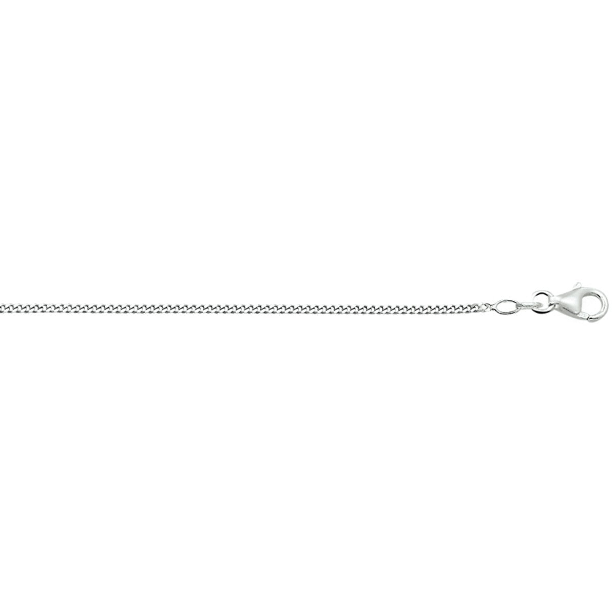 Fantasy Collection Collier gourmette 1,4 mm 14K witgoud