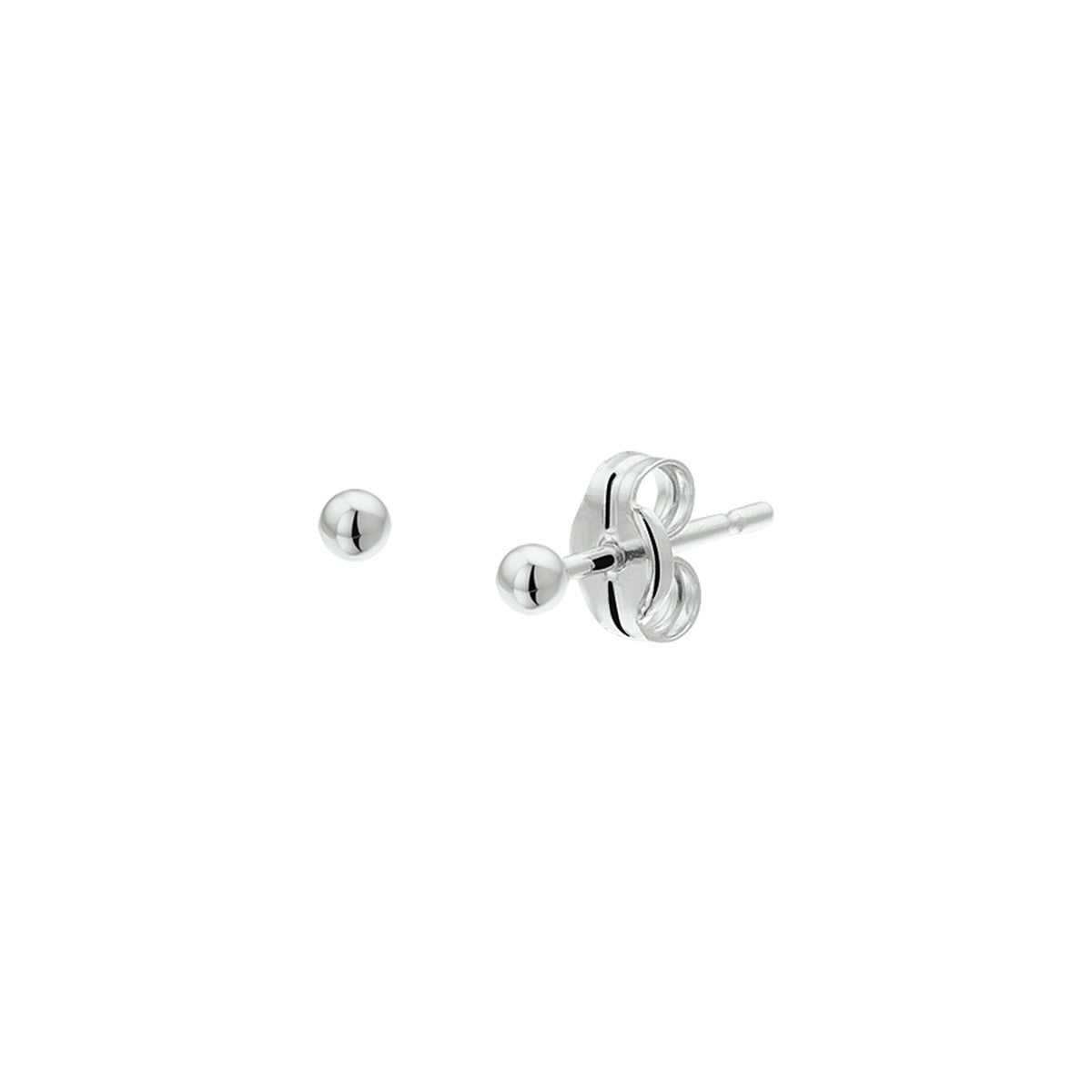 Fantasy Collection Oorbellen bol 14K witgoud