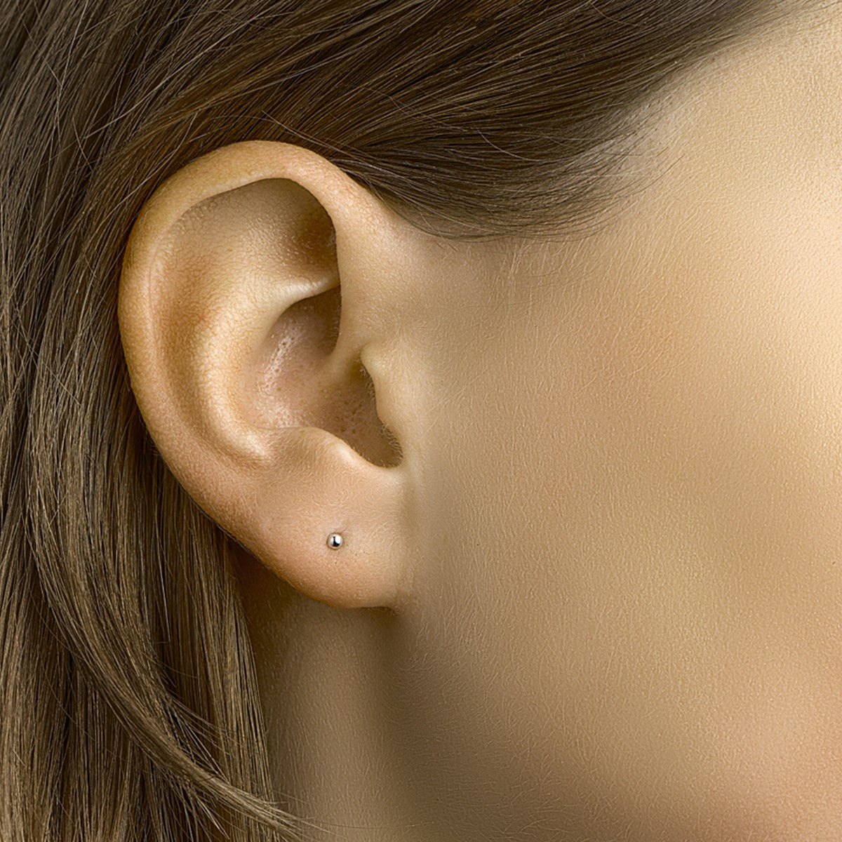 Fantasy Collection Oorbellen bol 14K witgoud