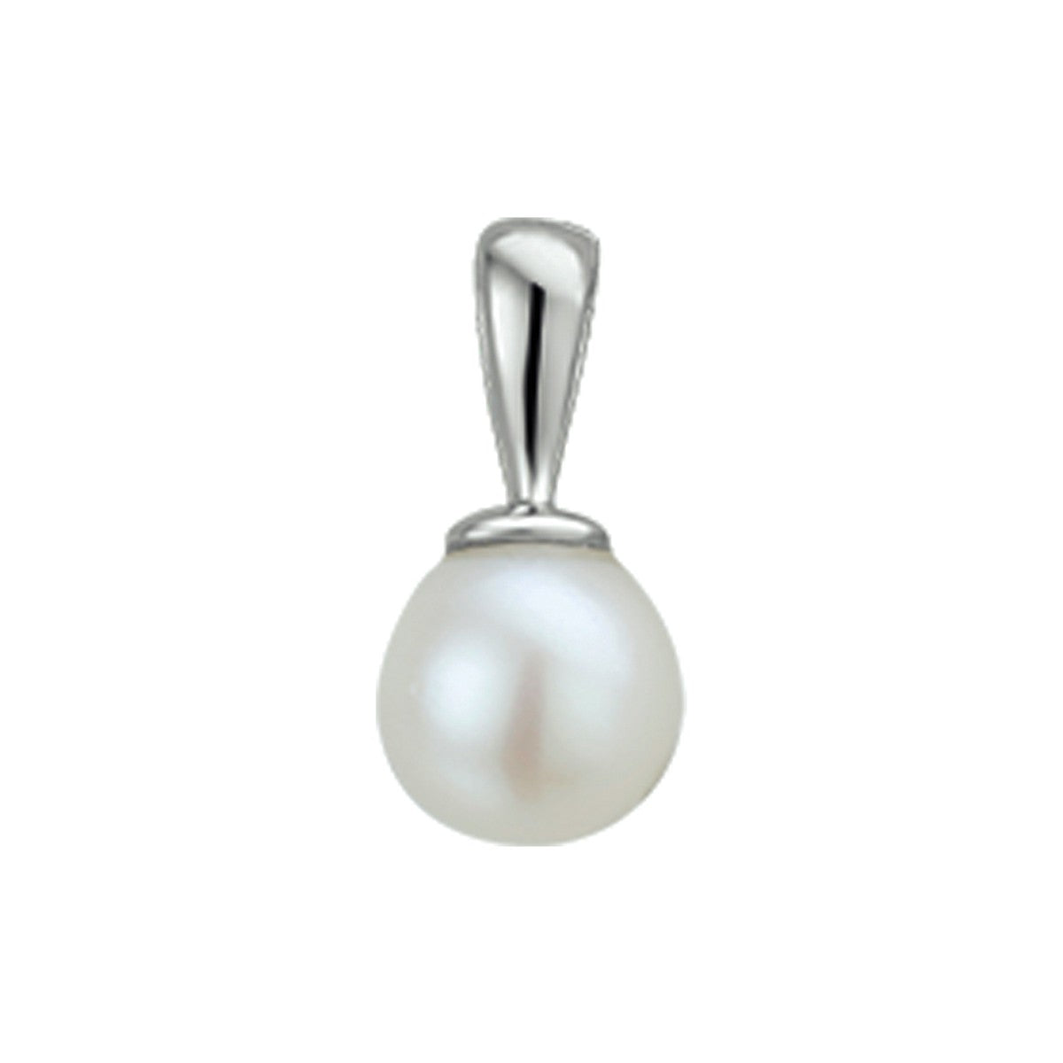 Fantasy Collection Hanger parel 12 mm 14K witgoud
