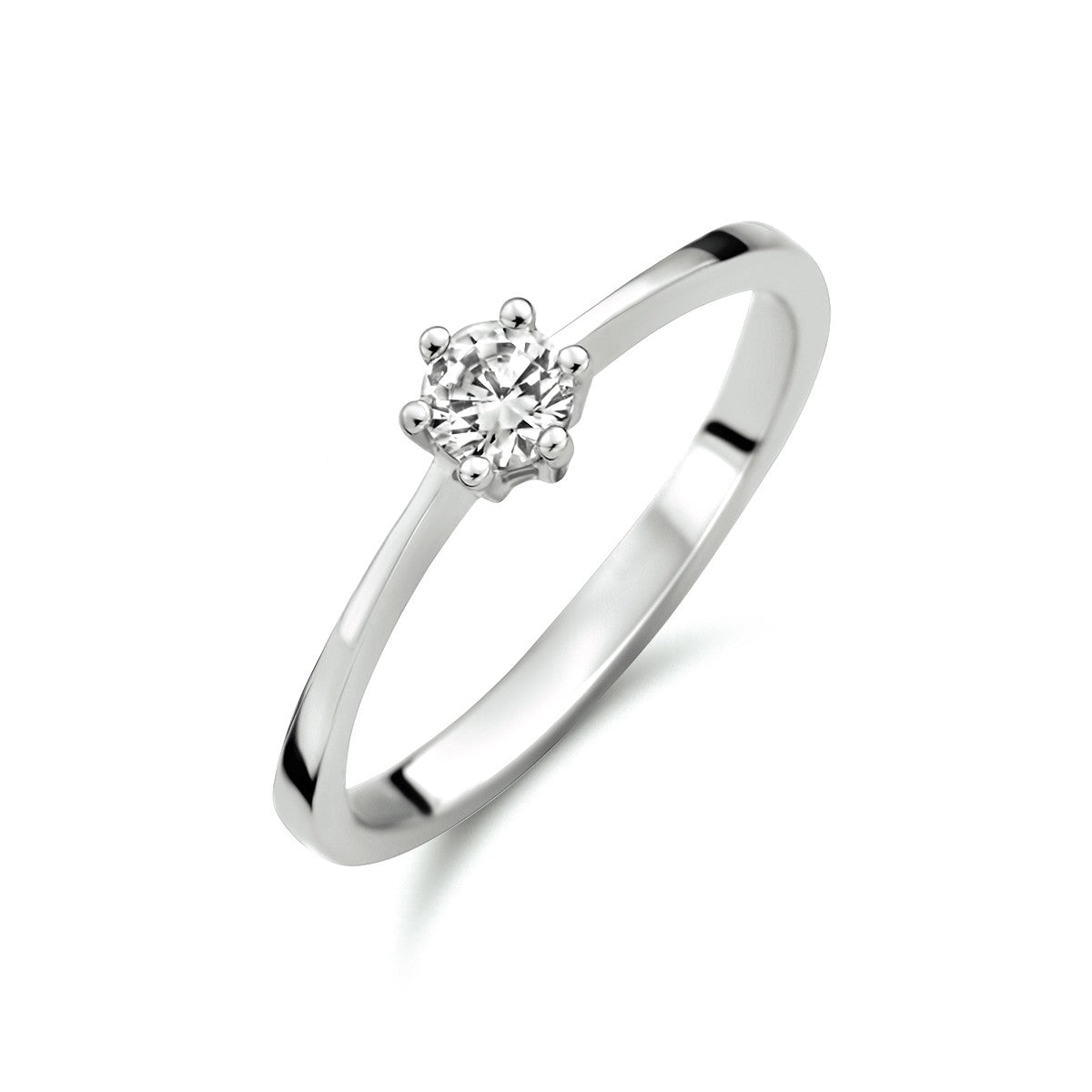 Fantasy Collection Ring zirkonia 14K witgoud