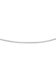 14K Witgoud Collier Anker Rond 1,2 mm 4103339 - PansiteNederland.nl