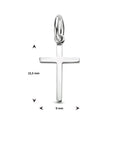 14K witgoud hanger kruis 4103443 - PansiteNederland.nl