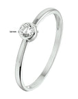 14K Witgouden Ring Met Zirkonia 4103605 - PansiteNederland.nl