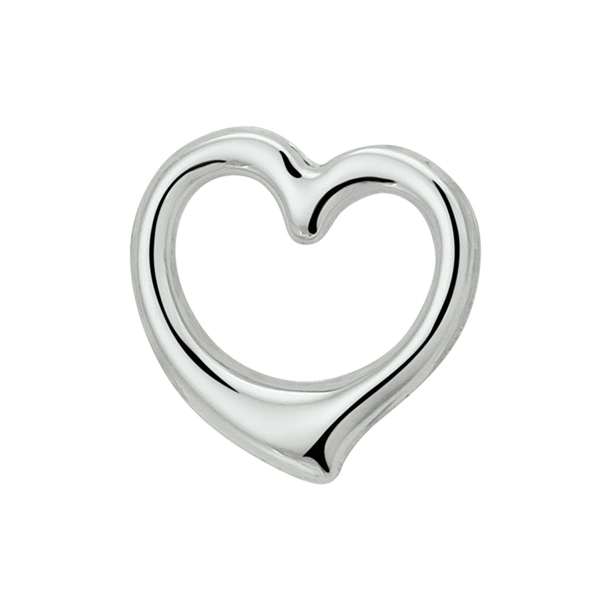 Fantasy Collection Hanger hart 12,5 mm 14K witgoud