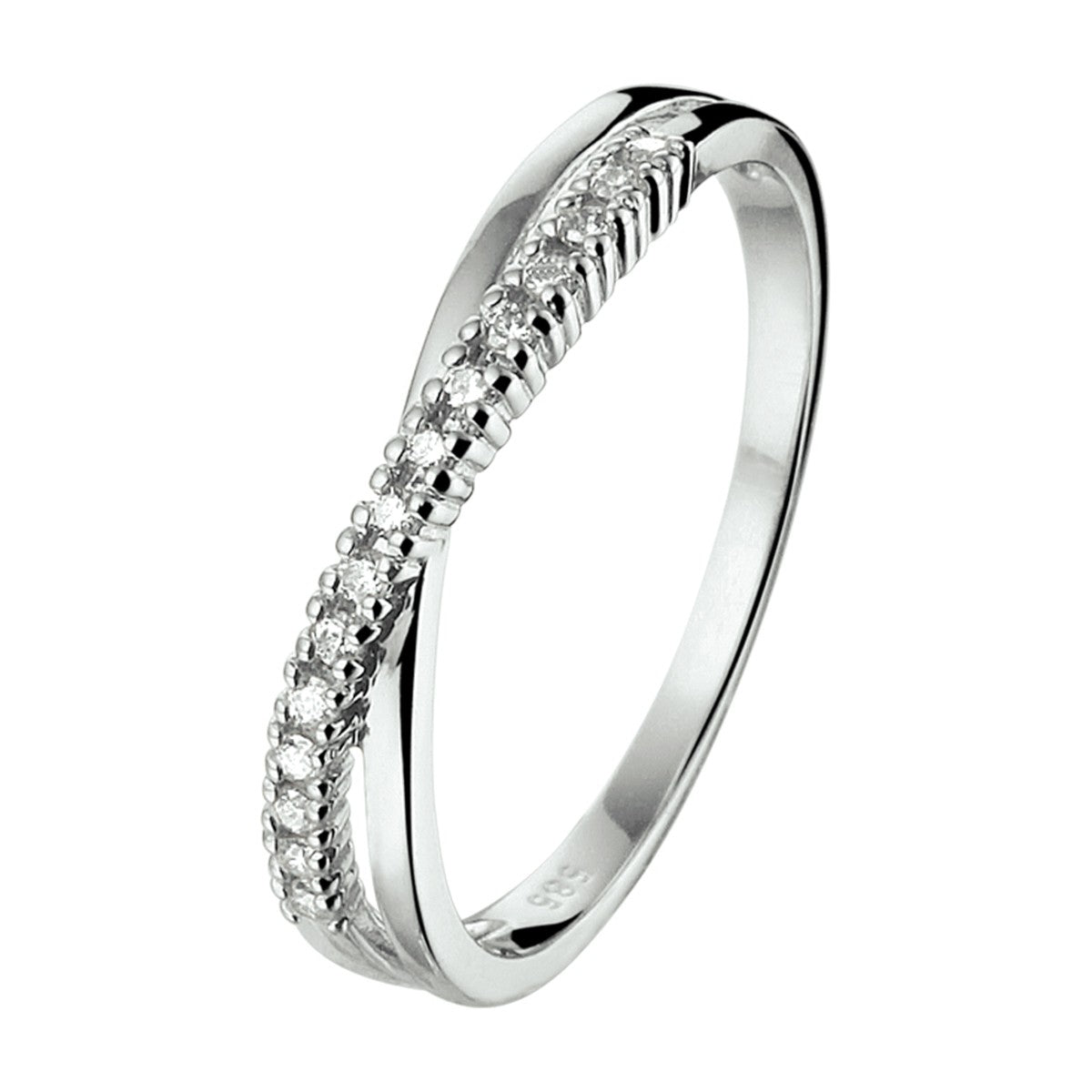 Fantasy Collection Ring zirkonia 14K witgoud