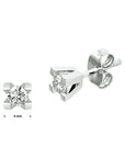 14K Witgoud Oorknoppen Diamant 0.20Ct (2X0.10Ct) H Si 4104747 - PansiteNederland.nl