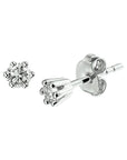 14K Witgoud Oorknoppen Diamant 0.20Ct (2X0.10Ct) H Si 4104748 - PansiteNederland.nl