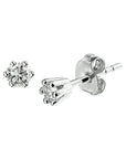 14K Witgoud Oorknoppen Diamant 0.20Ct (2X0.10Ct) H Si 4104748 - PansiteNederland.nl