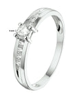 14K Witgouden Ring Met Zirkonia 4104757 - PansiteNederland.nl