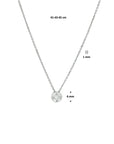 14K witgoud collier diamant 0.10ct h si 41 - 43 - 45 cm 4104810 - PansiteNederland.nl