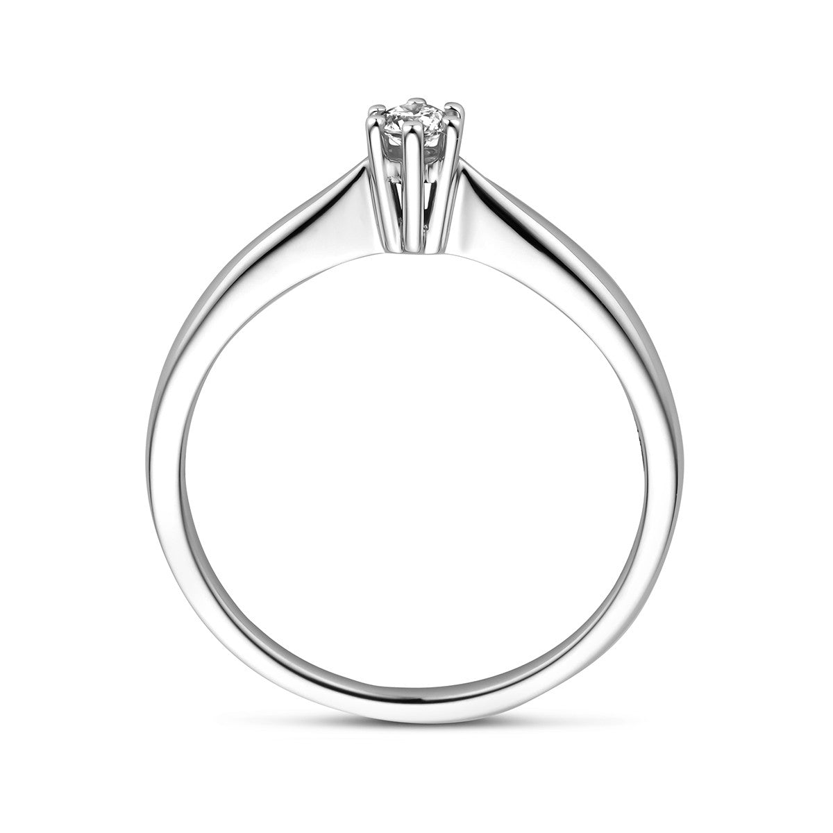 Fantasy Collection Ring diamant 0.08ct h si 14K witgoud