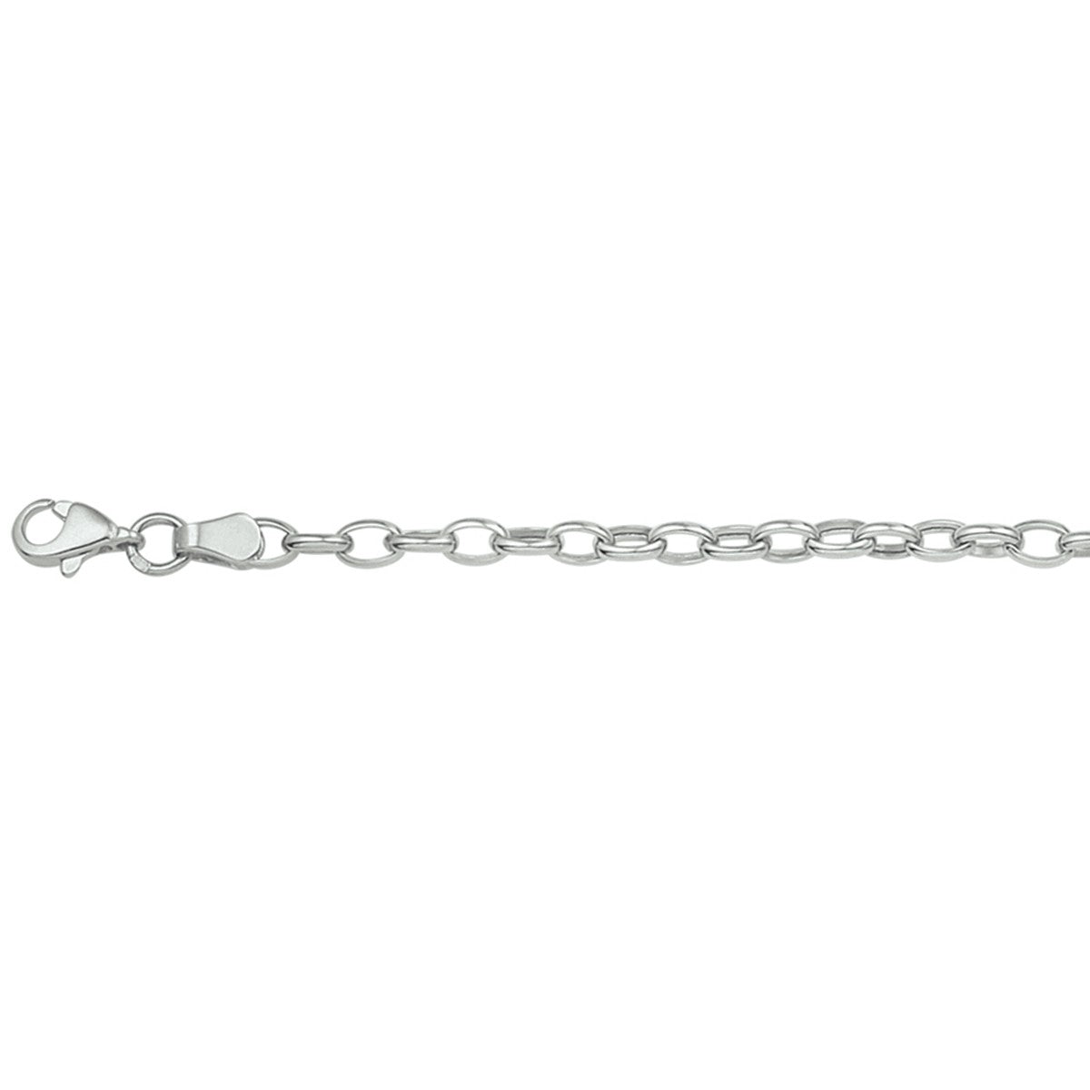 Fantasy Collection Armband anker 3,1 mm 18,5 cm 14K witgoud