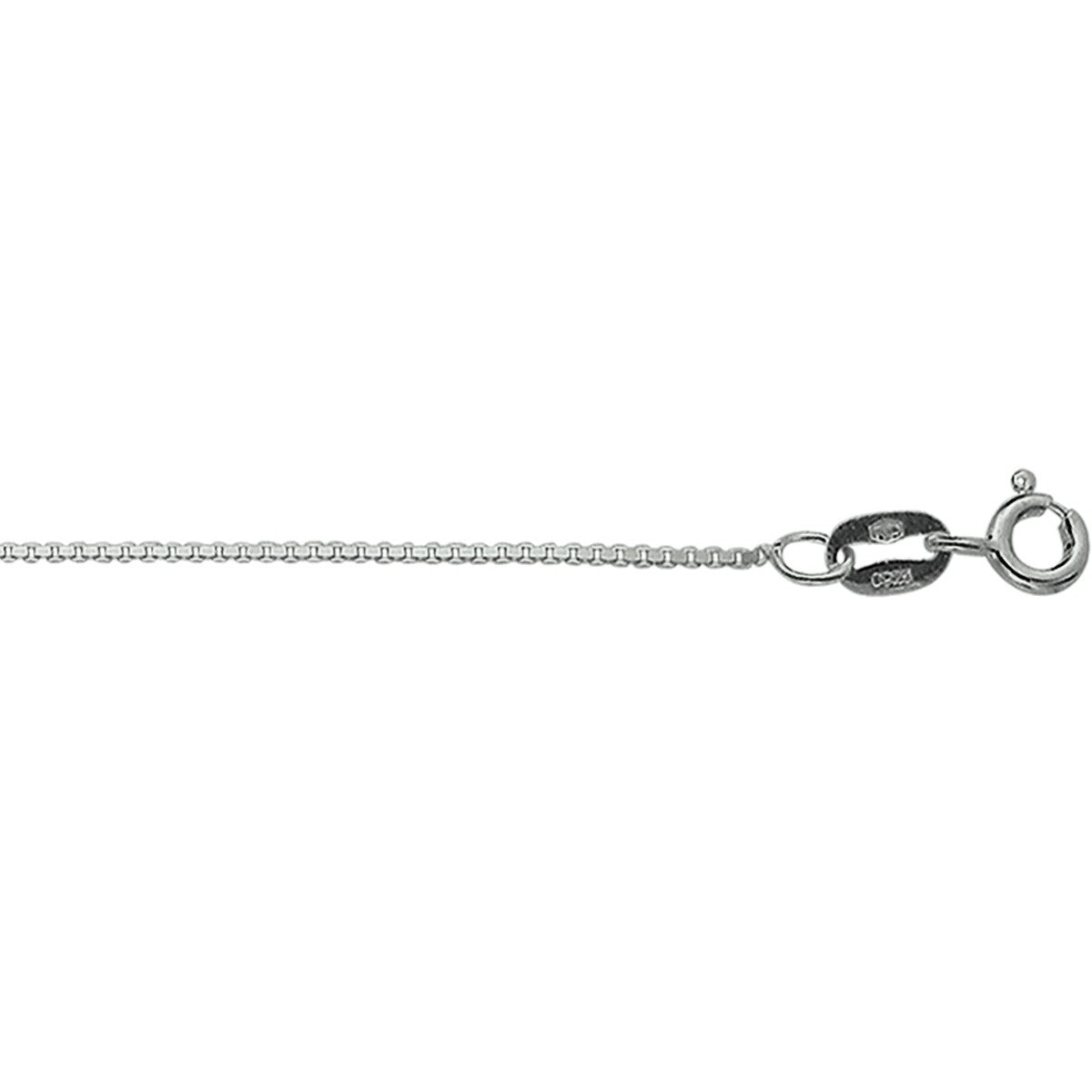 Fantasy Collection Collier venetiaans 0,8 mm 14K witgoud