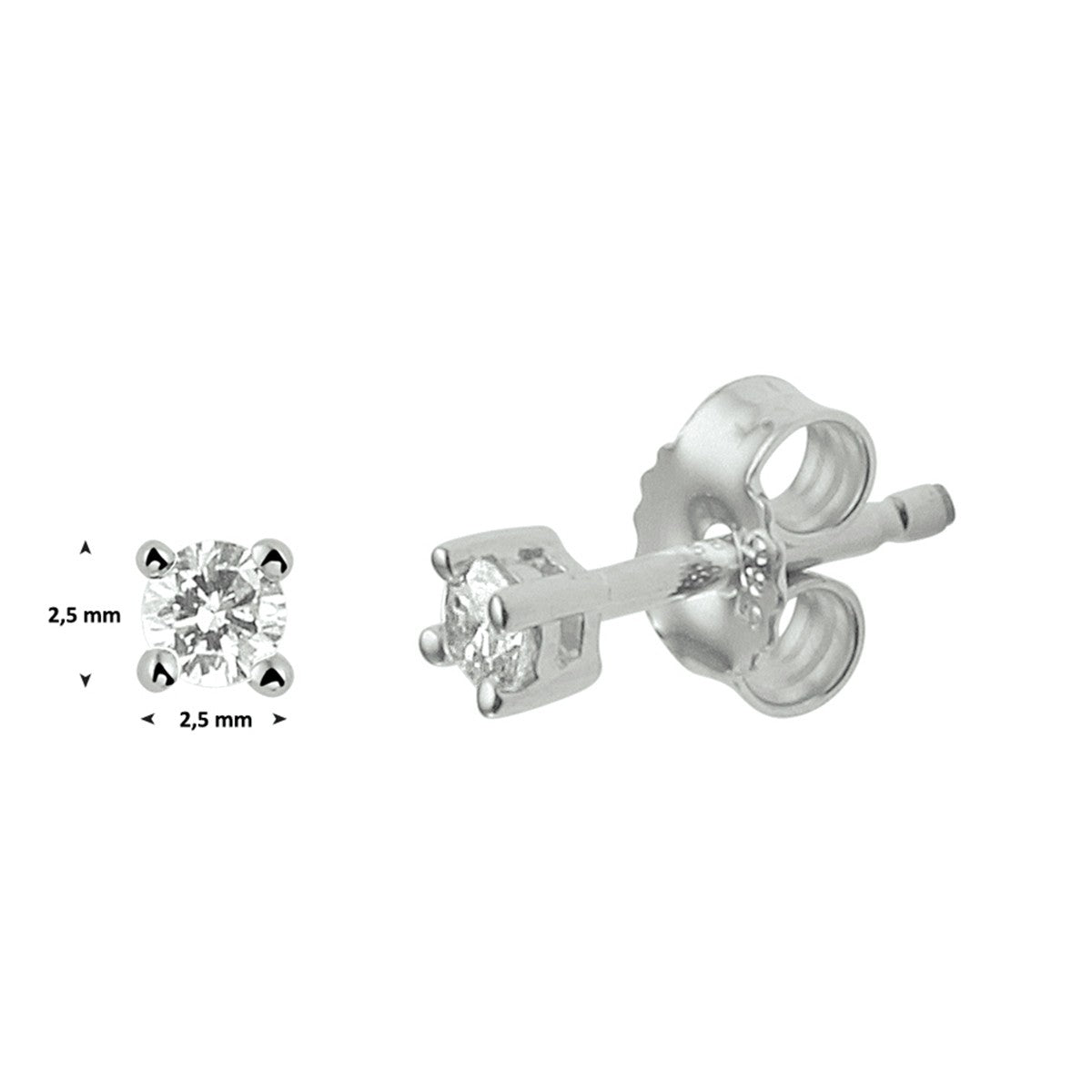 Fantasy Collection Oorbellen diamant 14K witgoud - PSN4104957