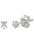 Witgouden oorknoppen diamant 0.10ct (2x0.05ct) h si - PSN4104957 - PansiteNederland.nl