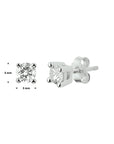 Witgouden oorknoppen diamant 0.14ct (2x0.07ct) h si - PSN4104958 - PansiteNederland.nl