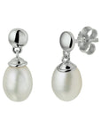 Zilveren oorhangers parel - PSN4105093 - PansiteNederland.nl
