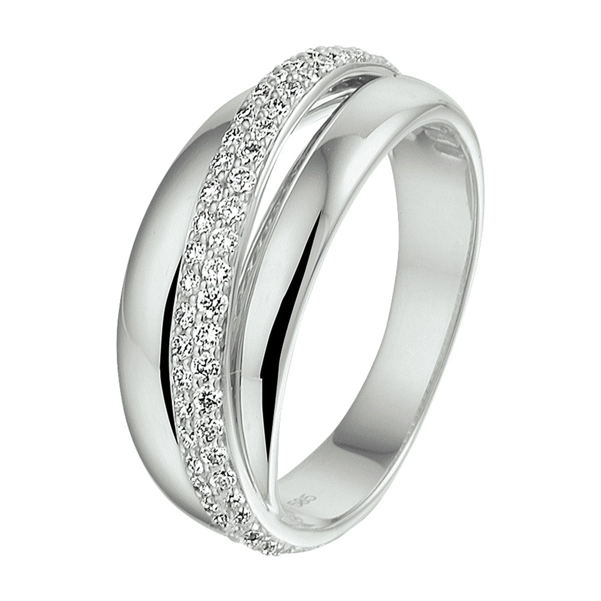 Fantasy Collection Ring diamant 0.47ct h si 14K witgoud