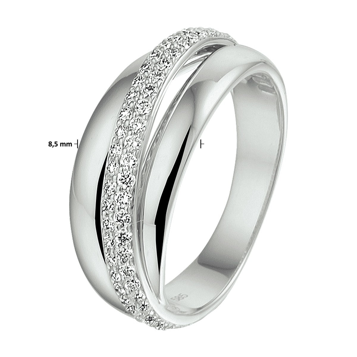 Fantasy Collection Ring diamant 0.47ct h si 14K witgoud