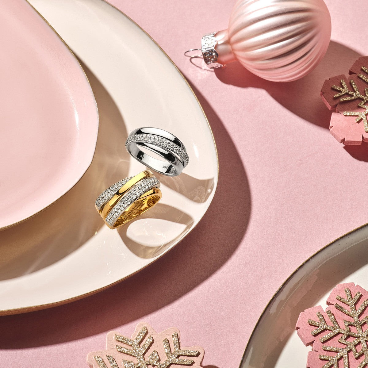 Fantasy Collection Ring diamant 0.47ct h si 14K witgoud