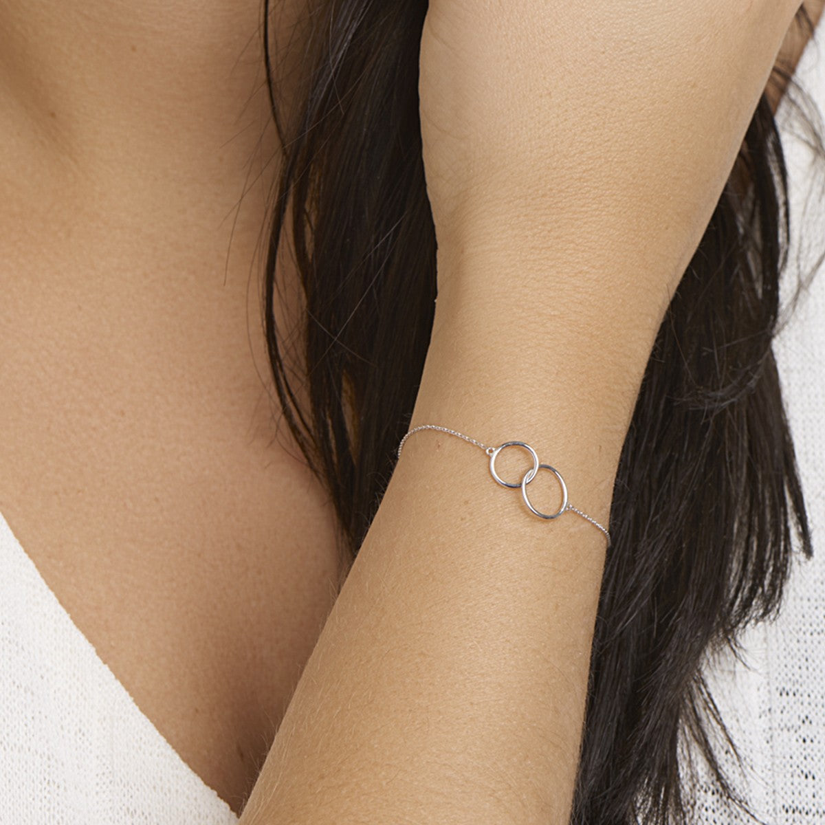 Fantasy Collection Armband 16,5 - 17,5 - 18,5 cm 14K witgoud