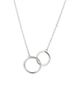 14K witgoud collier rondjes 0,8 mm 40 + 3 cm 4105386 - PansiteNederland.nl