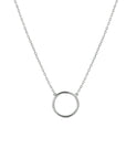 14K witgoud collier rondje 40 - 42 - 44 cm 4105389 - PansiteNederland.nl