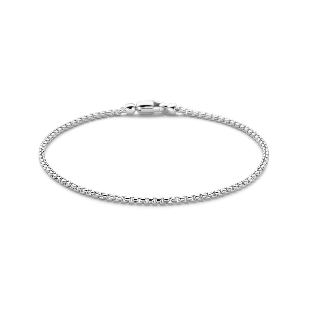 Fantasy Collection Armband venetiaans bol 1,7 mm 18 cm 14K witgoud