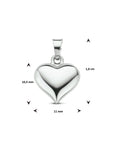 14K witgoud hanger hartje 4105599 - PansiteNederland.nl