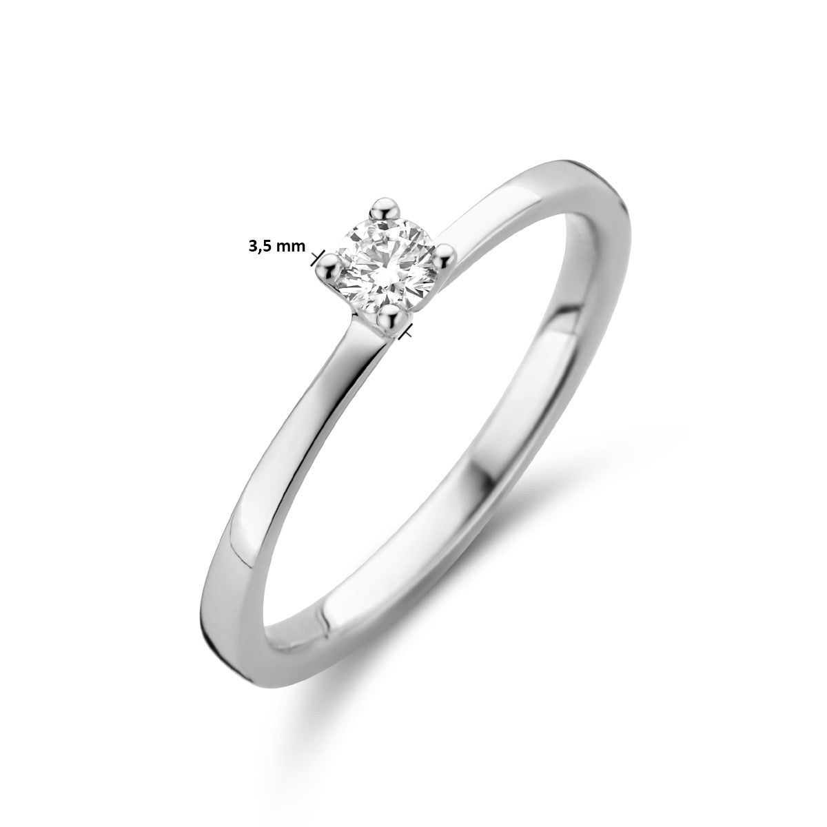 Fantasy Collection Ring diamant 0.15ct h si 14K witgoud