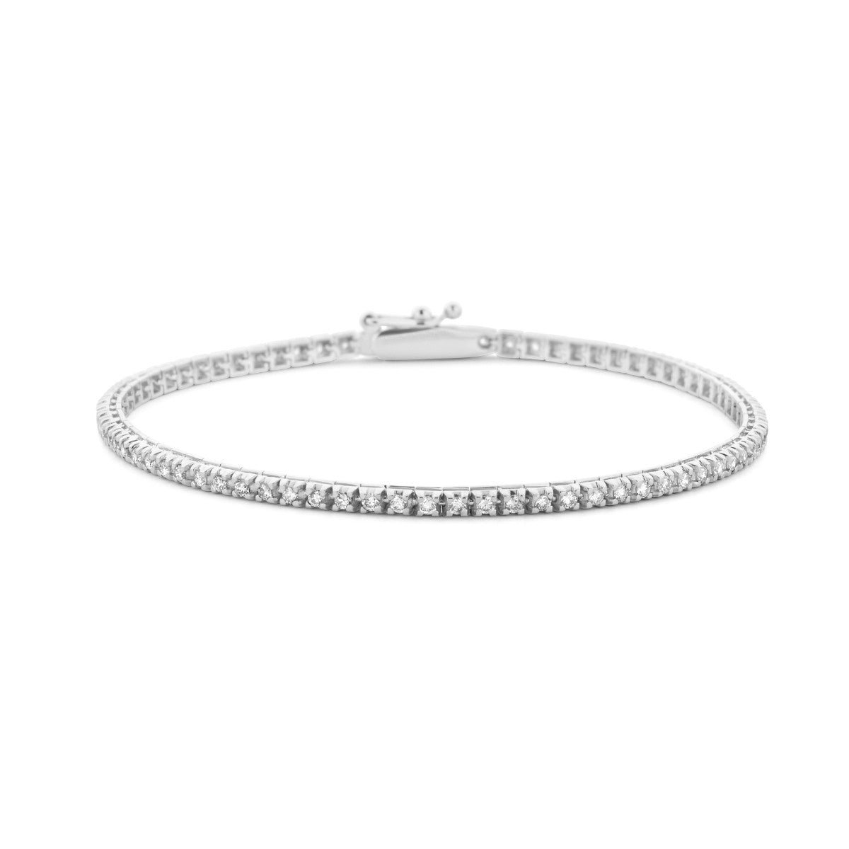 Fantasy Collection Tennisarmband diamant 1.00ct h si 2,0 mm 17,5 cm 14K witgoud