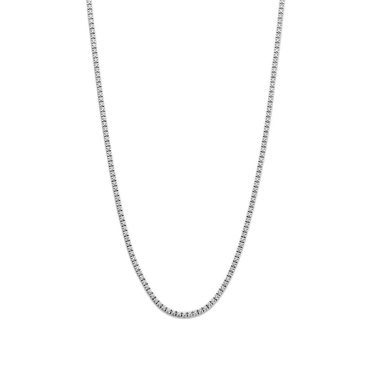 Fantasy Collection Tenniscollier diamant 2.00ct h si 1,9 mm 42 cm 14K witgoud