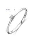 14K Witgouden Aanzoeksring Diamant 0.05Ct H Si 4106031 - PansiteNederland.nl