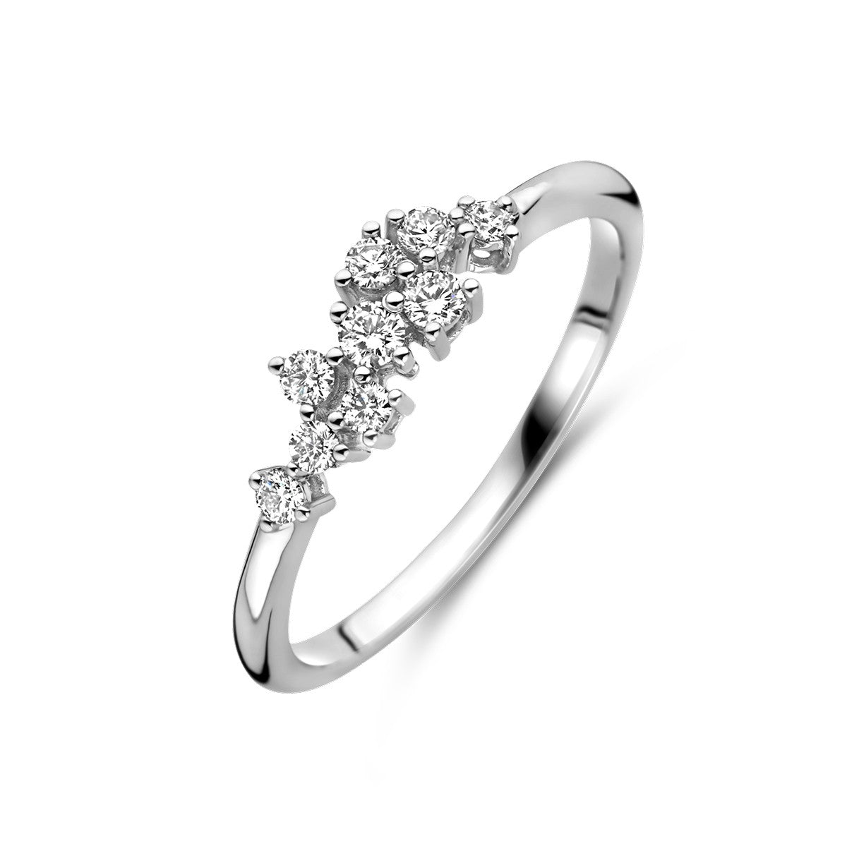 Fantasy Collection Ring diamant 0.21ct h si 14K witgoud