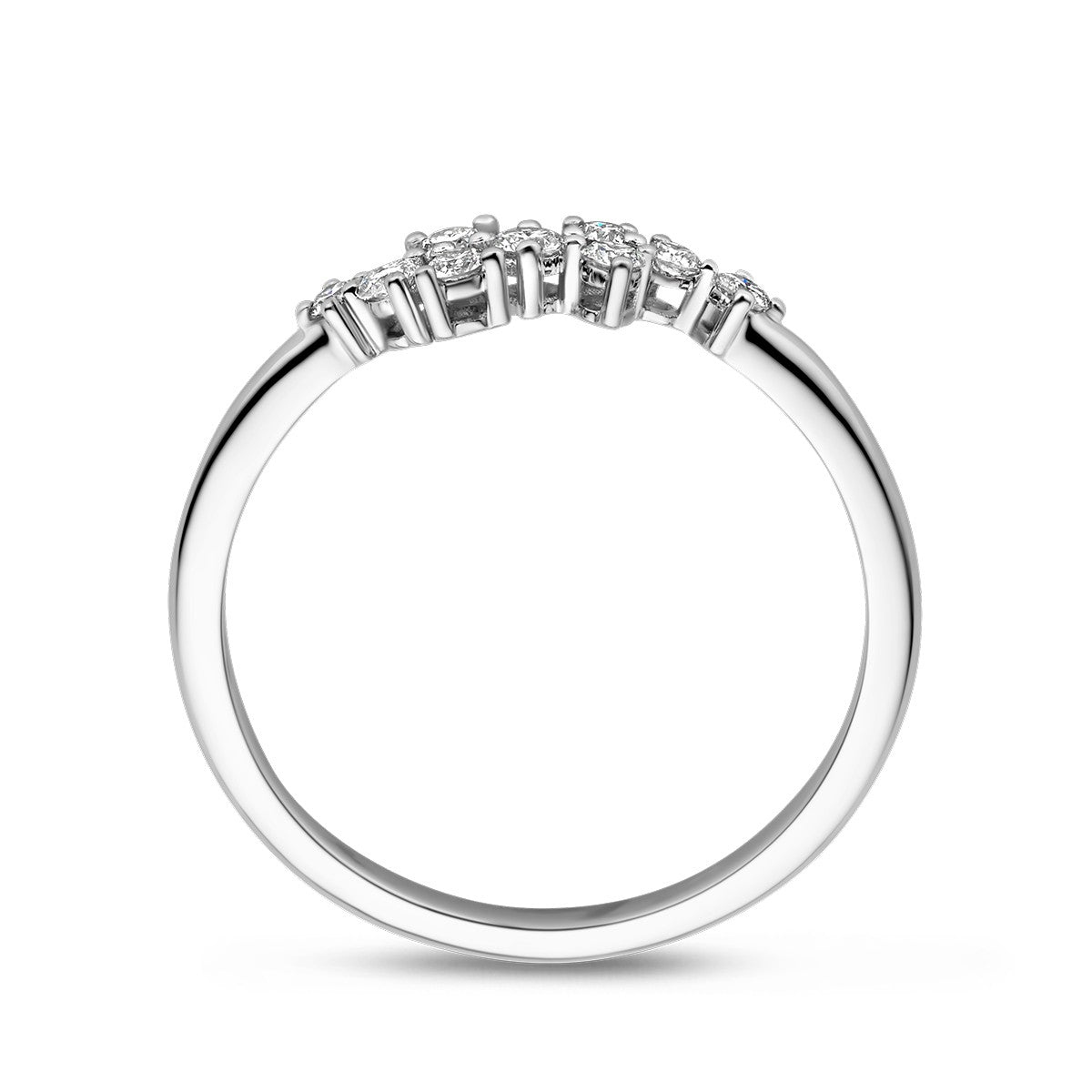Fantasy Collection Ring diamant 0.21ct h si 14K witgoud