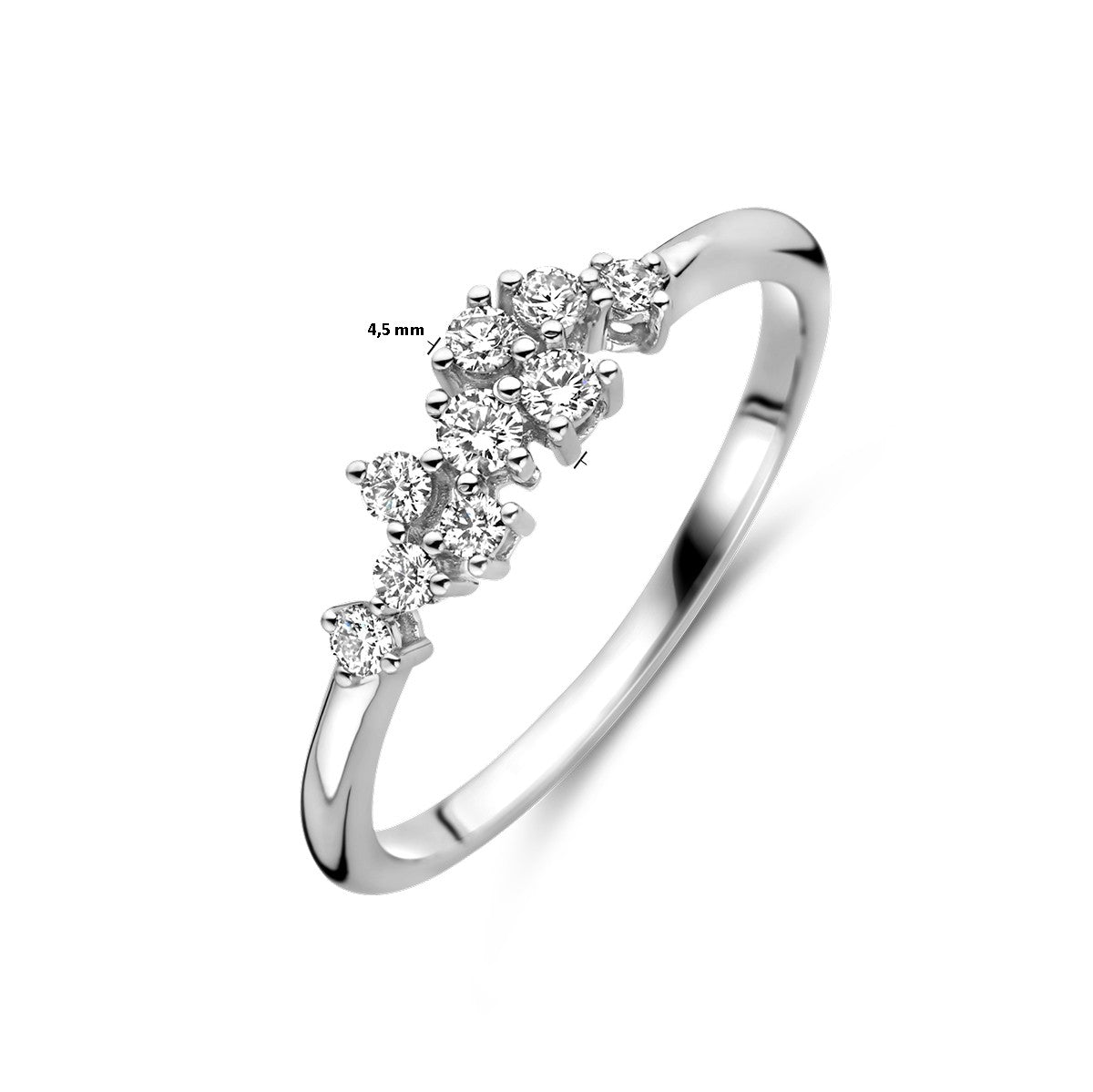 Fantasy Collection Ring diamant 0.21ct h si 14K witgoud