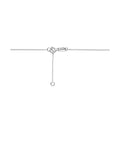 14K witgoud collier diamant 0.05ct h si 42 - 45 cm 4106072 - PansiteNederland.nl