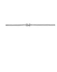 14K witgoud tenniscollier lab grown diamant 3.00ct g si 2,2 mm 42 cm 4106076 - PansiteNederland.nl