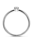 14K Witgouden Aanzoeksring Diamant 0.15Ct 4106185 - PansiteNederland.nl