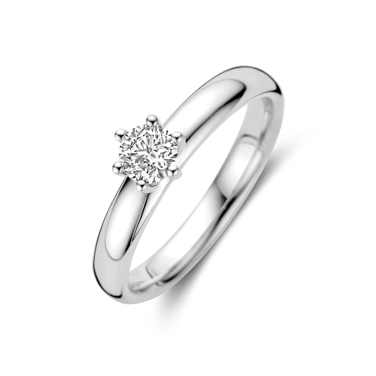 Fantasy Collection Aanzoeksring diamant 0.33ct h si 14K witgoud